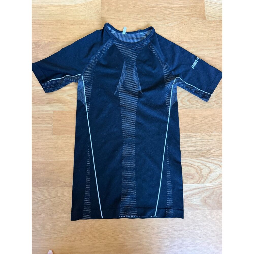 HEAT-OUT Women's L Body Cooling Compression Shirt Black Short Sleeve Athletic